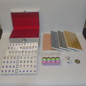 【Merlion Mahjong Club】Premium Crystal Mahjong Tiles Set / Singapore Style / Full Complete Set【Ship Out 24Hrs】