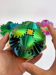 Đồ Chơi Xếp Hình Bánh Răng In 3D Quả Cầu Xoay Chất Liệu PLA Thân Thiện Với Môi Trường Đồ Chơi Giảm Stress Xoay Tự Do Quà Tặng Sinh Nhật Mô Hình Nhỏ & Tượng Nhỏ Dành Cho Lứa Tuổi Từ 14 Trở Lên