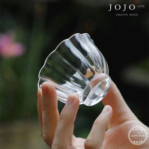 Cốc Trà Thủy Tinh Chịu Nhiệt Jojos L. PD Kiểu Dáng Hiện Đại Đơn Giản Cốc Đựng Trà Kiểu Hoa Trong Suốt Chịu Nhiệt Độ Cao