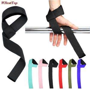 สายรัดข้อมือยกน้ำหนักแบบหนา สำหรับการฝึกความแข็งแรง เพาเวอร์ลิฟติ้ง เพาะกาย อุปกรณ์เสริมฟิตเนสในยิม