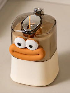 High-end personalized and stylish toothpick holder for home use. Cute toothpick container with automatic pop-up function.
