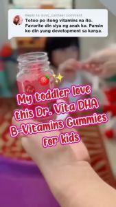 ORIGINAL DR VITA DHA FOR KIDS Chewable Memory Brain Booster Gummy Vitamins Pampataba Pampatalino For 2-14 Years Old Kids