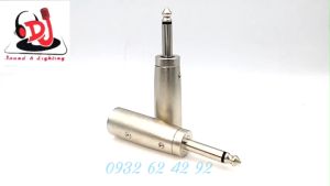 02 cái Jack chuyển đổi XLR đực sang 6 ly và ngược lại Jackcanon Jack 6 ly Jack chuyển canonđực sang 6 ly