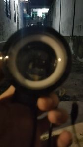 Lampu Tembak LED 8D Plankton Lensa 2 Mata Jauh Dekat High Low Laser D2 - Putih