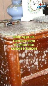 EZCLEAN PAKET PEMBERSIH PERABOT KAYU PEMBERSIH JAMUR KAYU PEMBERSIH LEMARI KURSI MEJA LANTAI KAYU PINTU (EZCLEAN WOOD CLEANER & CONDITIONER + LAP MICROFIBER SERBAGUNA