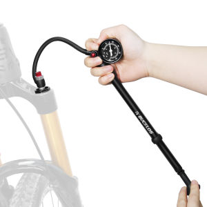 BUCKLOS Cycling Front Fork Pump MTB Air Fork 300Psi Bike Pump Portable Folding Bike Rear Shok Tire One-click Deflating Pump