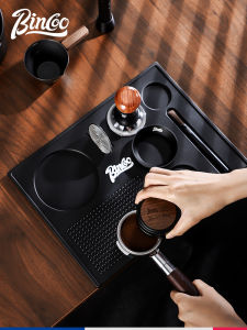Bincoo Coffee Multi-Function Bar Powder Compact Cloth Press Pad Grinder Waste Bucket Coffee Machine Accessories Storage Mat