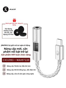 JM6PRO2 Bộ giải mã âm thanh HiFi với chip CX31993 và khuếch đại MAX97220 cho tai nghe di động công suất 70mW thiết kế nhỏ gọn cho người yêu âm thanh
