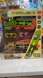 Bộ Xe Đua Khủng Long Catapult – Dinosaur Deformation Racing Team