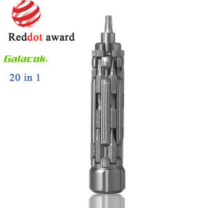 Galacok S1 EDC Multi-Function Screwdriver Set with Magnetic Torx Phillips Hex Drill Bit Portable Repair Tool for Outdoor Home