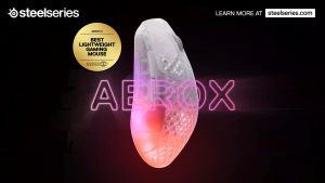 SteelSeries Aerox 3 2022 Edition 18000 CPI Ultra-Lightweight Dual Connectivity Wireless Gaming Mouse