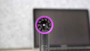 Sothing Engine Mini Turbo Lightweight Handheld Fan with 15000RPM LED Digital Display USB-C 5 Speeds