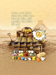 PINUOKAOGU | Archeology Gold Gemstone Dig Kit Educational Toy