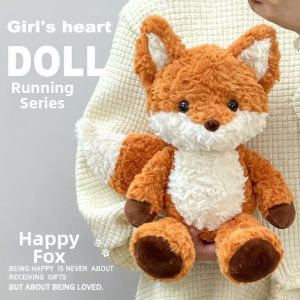 JIFANPAUL | Soft Fox Plush Toy for Girls Sleeping Pillow and Comfort Toy