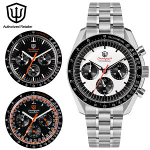 Watchdives New WD1863 Watch Men VK63 Chronograph Movement Bubble Sapphire Crystal 10Bar Waterproof Luminous 39mm Vintage Watches