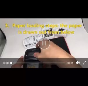 Local Delivery: Portable Bluetooth Thermal Printer & Free Thermal Receipt Paper