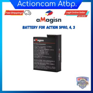 AMAGISN Li-Ion Battery for DJI Osmo Action 6/ 5 Pro / 4 / 3 Sports Camera Rechargeable Battery