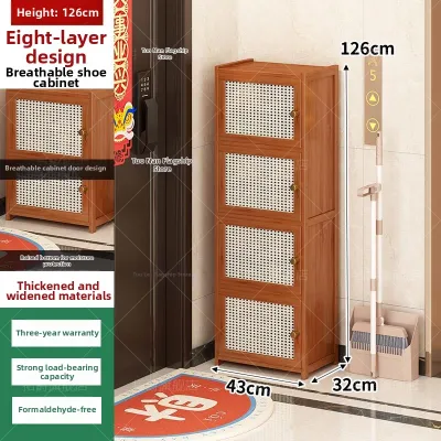 Yisheng | Dustproof Narrow Shoe Cabinet for Small Apartments