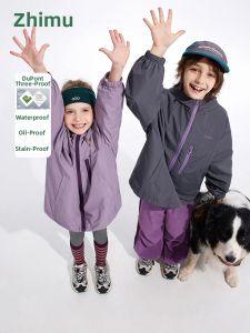 iplant | Áo Khoác Hoodie Chống Thấm Nước Cho Trẻ Em