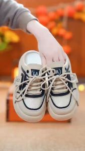 มาใหม่ล่าสุด  รองเท้าผ้าใบผู้หญิงแฟชั่น เปิดส้น รองเท้าผ้าใบลำลอง ไซส์ 35-44 ระบายอากาศได้ดี ใส่นิ่มดีคะ ใส่สบาย