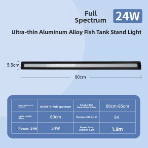NAICHONG | Full Spectrum Bright Waterproof Aquarium Lamp for Small Aquariums
