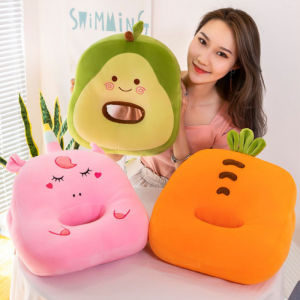 Travel Neck Pillow Plush Cushion Ergonomic Headrest Soft Support Office Nap Desk Use Removable Cover