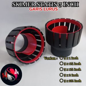 SKIMMER STATIS GARIS LURUS | SKIMMER STATIS UKURAN 3 INCH | PENJERNIH KOLAM IKAN  | SKIMMER PORTABLE | FILTER KOLAM