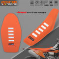 Powerzone Rib Ribbed Gripper Seat Cover in Waterproof Set Protection Antislip Upset Apply to For SXF EXC KXF CRF YZF WR TC TE. 