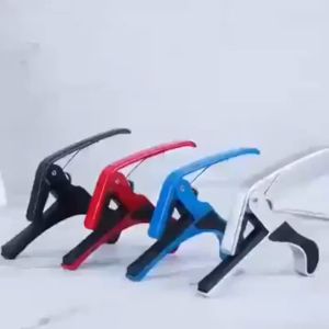 [Free Pick]Guitar Capo RIXTON 6-String Acoustic & Electric Guitar Capo with anti slip silicone padGuitar Capo Acoustic