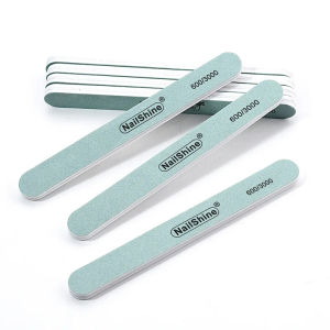 Double-Sided 600/3000 Grit Nail File - Washable Sanding Stick for Manicure