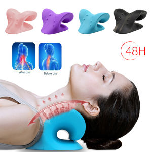 Neck Pain Relief Neck Pillow Cervical Spine Adjustment Stretcher Chiropractic Traction Relieve Neck Pain