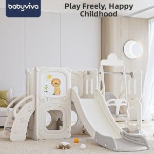 LIWAN | Indoor Kids Slide Swing Climbing Frame 3-10 Years