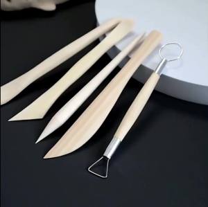 A Set of 25-Piece Pottery Engraving Tools: Pottery Shape Creation Tools and Clay Molding Tools