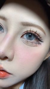 Softlens [COD] ESTONIA Gray 1 Sepasang Lensa Kontak Warna Bigeyes 14.5MM Lensa Kontak Warna Alami Sotlens Mata Korea