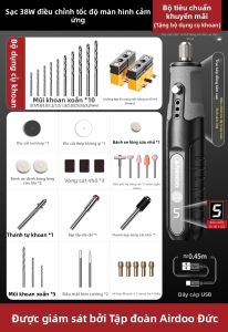 aridoo | Bộ Máy Khoan và Đánh Bóng Điện Mini cầm Tay cho Khắc Chữ