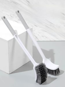 Long Handle Toilet Brush Soft Bristle No Dead Angles Cleaning Toilet Brush Household Practical New Model Bathroom Cleaning Tool