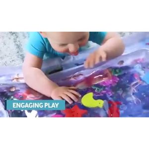 TAIYO Water Playmat Baby Tummy Time Alas Matras Bantalan Air Bayi Anak Portable Lingkaran Persegi Panjang