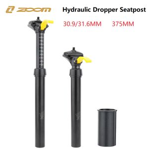 ZOOM Cốt Yên Xe Đạp Ống Lồng Cốt Yên Nâng Thủy Lực Xe Đạp Leo Núi MTB Cốt Yên 30.9MM/31.6MM Cốt Yên 100Mm