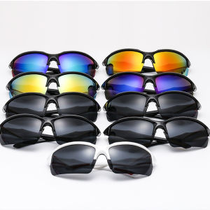 🔥Cc.👍Men Colorful Sunglasses Outdoor Sports Sunglasses UV Resistant Cycling Glasses