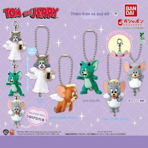 Bandai | Dây Chuyền Treo Hình Thiên Thần và Quỷ Tom và Jerry