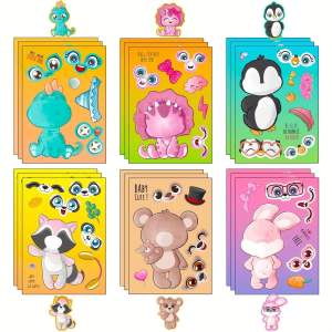Bộ sưu tập các con vật dễ thương ngộ nghĩnh. Sticker sáng tạo