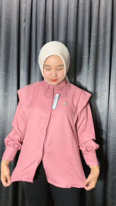 Andini Blouse Shakila Premium Polos Free Bross Atasan Wanita Model Terbaru 2025