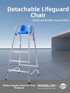 YONGLEZHIJIA | Disassembleable Multipurpose Lifeguard Chair 304 Stainless Steel