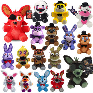 Bandai | 2026HOT FNa Night At Freddy Fnfa Cute Plush Toys Doll Bonnie Bear Foxy Cartoon Stuffed Dolls Freddy Toys For Children Fans Gifts
