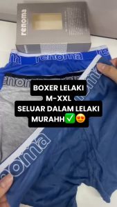 Boxer Lelaki Harga Borong Underwear Briefs M-2XL 3pcs/1set
