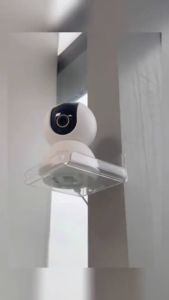 Mounted Storage Holders Clear Acrylic Wall Mounted Storage Holders for Router Projector Bracket Hole-Free Camera Wall Shelf