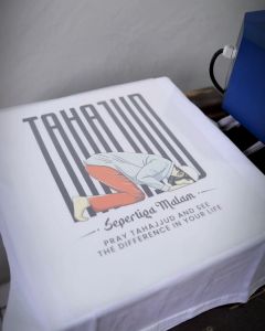 Desain Kaos Keren - Tahajud Sepertiga Malam - Kaos Islami - Bahan Combed 20s Bahan Lembut Dan Nyaman Standar Distro Lokal