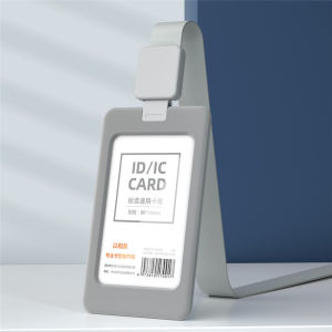 Badge Holder With Lanyard Retractable Credential Holder Removable Busy Tag Business Reel Holder Luxury ID Card Holder Pass Case