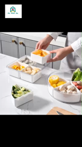 As Well As กล่องเก็บอาหาร  จำหน่ายแบบทรงกลม 5 ช่อง  และสี่เหลี่ยม 4 ช่อง