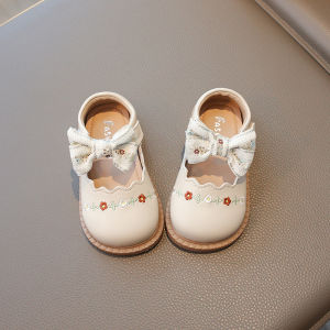 Princess Style Baby Girl Shoes Soft Bottom Walkers Spring Autumn Seasonal Childrens Footwear Infant Single Shoes Girls Footwear